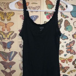 Black tank top
